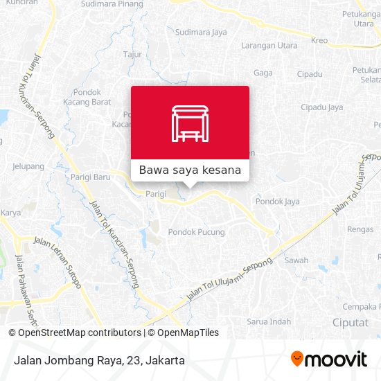 Peta Jalan Jombang Raya, 23