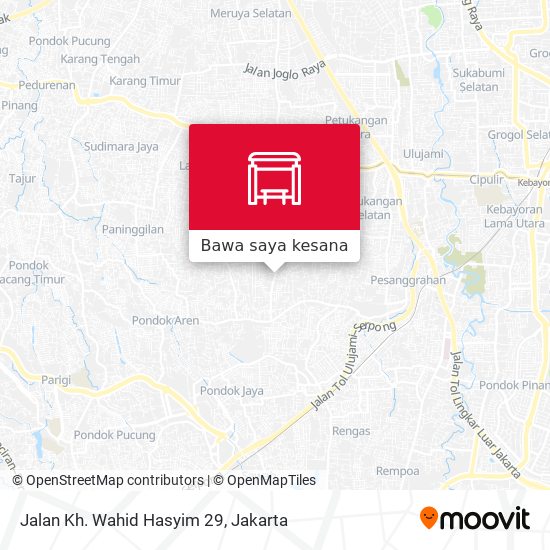 Peta Jalan Kh. Wahid Hasyim 29