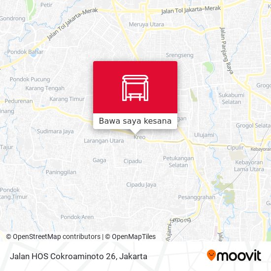 Peta Jalan HOS Cokroaminoto 26