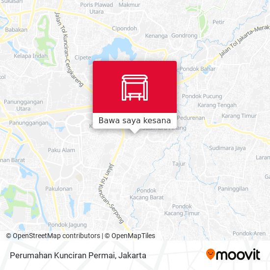 Peta Perumahan Kunciran Permai