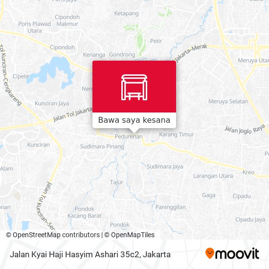 Peta Jalan Kyai Haji Hasyim Ashari 35c2