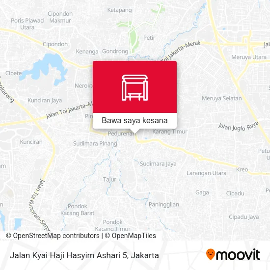 Peta Jalan Kyai Haji Hasyim Ashari 5