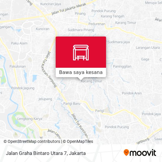 Peta Jalan Graha Bintaro Utara 7