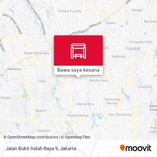 Peta Jalan Bukit Indah Raya 9