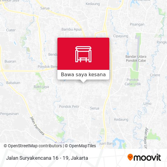 Peta Jalan Suryakencana 16 - 19