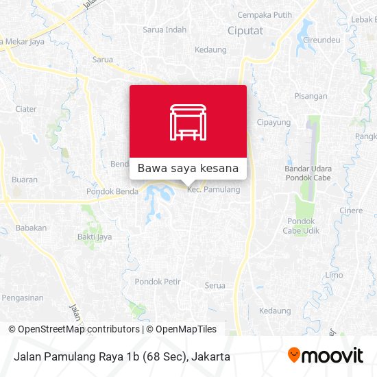 Peta Jalan Pamulang Raya 1b (68 Sec)