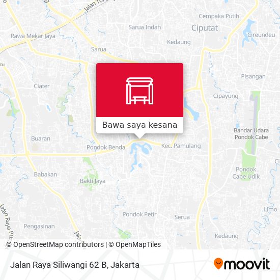Peta Jalan Raya Siliwangi 62 B
