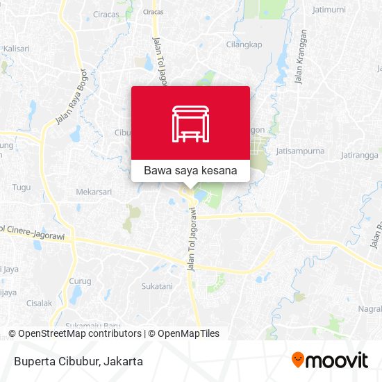 Peta Buperta Cibubur