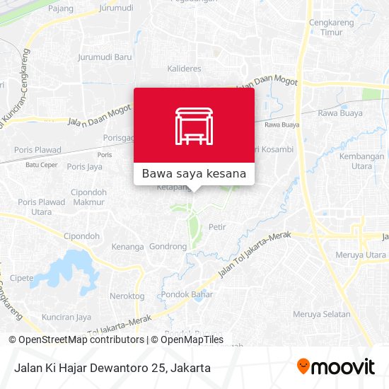 Peta Jalan Ki Hajar Dewantoro 25