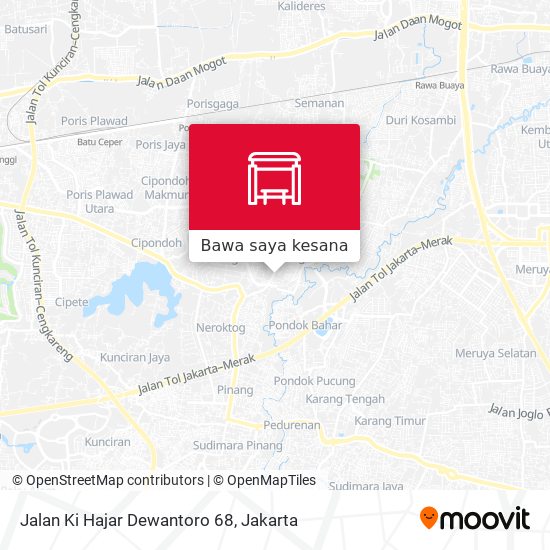 Peta Jalan Ki Hajar Dewantoro 68