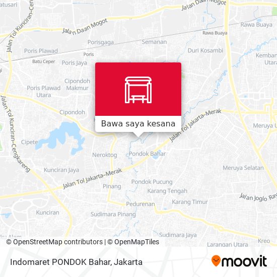 Peta Indomaret PONDOK Bahar