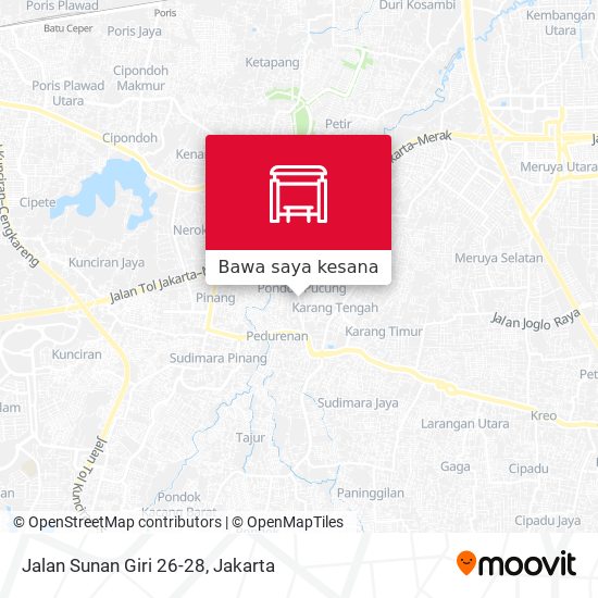 Peta Jalan Sunan Giri 26-28