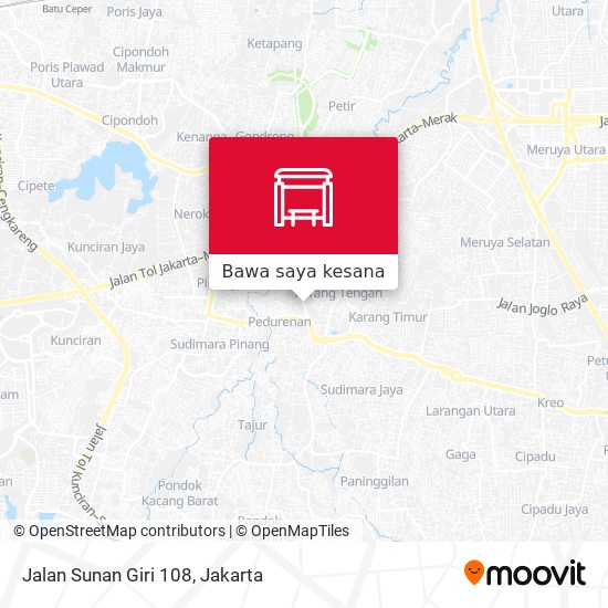 Peta Jalan Sunan Giri 108