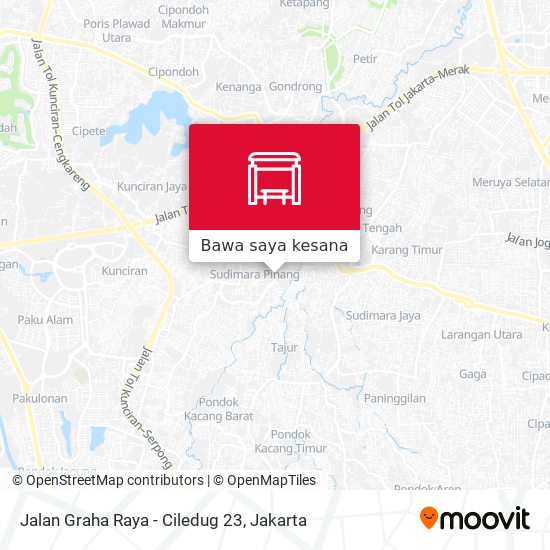 Peta Jalan Graha Raya - Ciledug 23