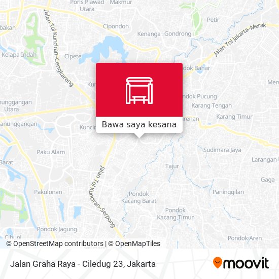 Peta Jalan Graha Raya - Ciledug 23