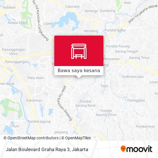 Peta Jalan Boulevard Graha Raya 3