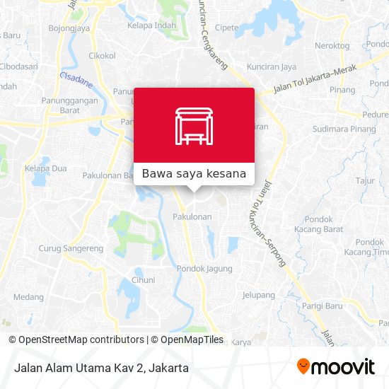 Peta Jalan Alam Utama Kav 2