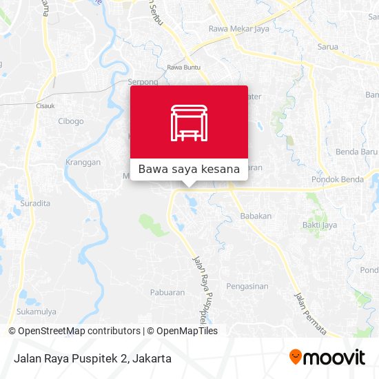 Peta Jalan Raya Puspitek 2