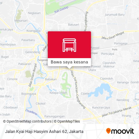 Peta Jalan Kyai Haji Hasyim Ashari 62