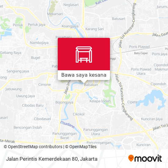 Peta Jalan Perintis Kemerdekaan 80