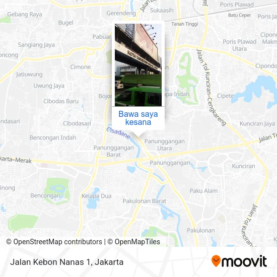 Peta Jalan Kebon Nanas 1