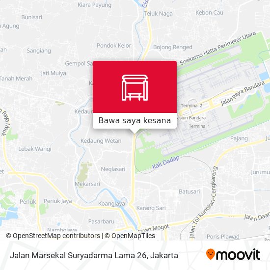 Peta Jalan Marsekal Suryadarma Lama 26