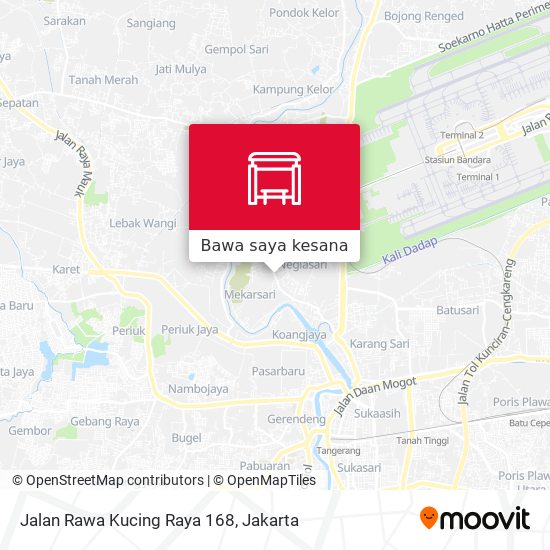 Peta Jalan Rawa Kucing Raya 168