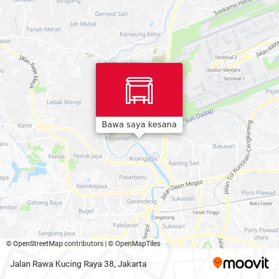 Peta Jalan Rawa Kucing Raya 38
