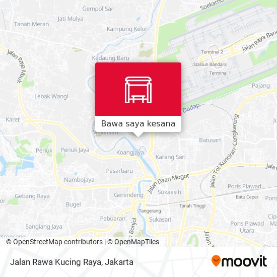 Peta Jalan Rawa Kucing Raya
