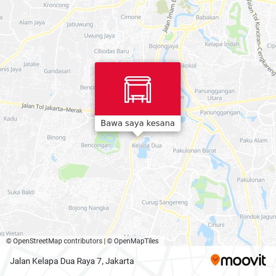 Peta Jalan Kelapa Dua Raya 7