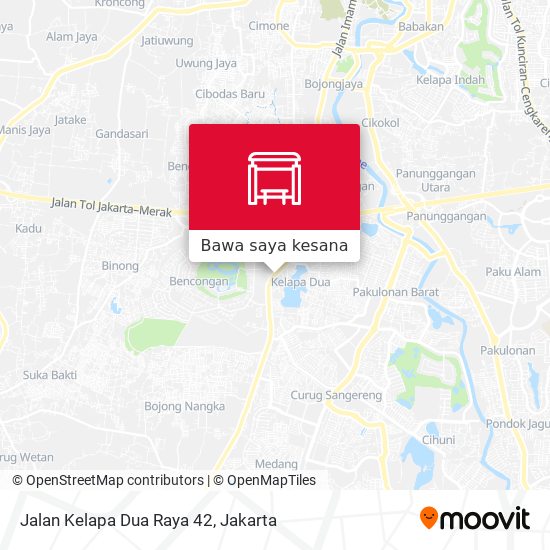 Peta Jalan Kelapa Dua Raya 42