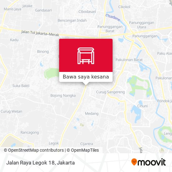 Peta Jalan Raya Legok 18