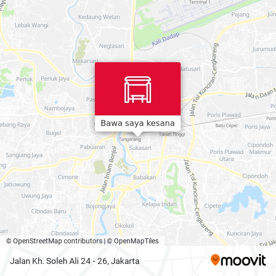 Peta Jalan Kh. Soleh Ali 24 - 26
