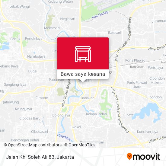 Peta Jalan Kh. Soleh Ali 83