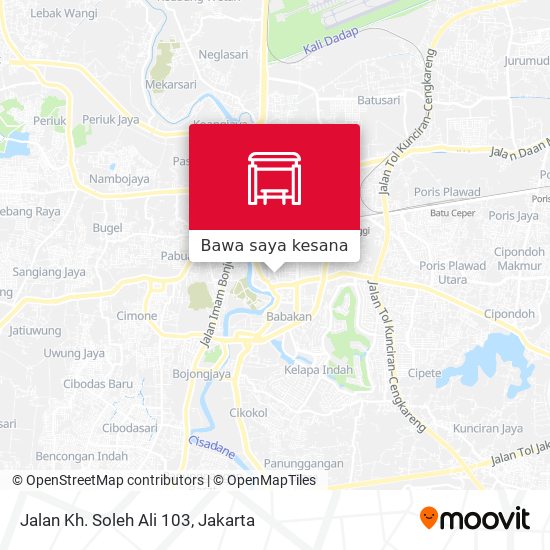 Peta Jalan Kh. Soleh Ali 103