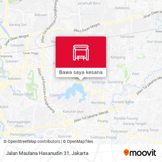 Peta Jalan Maulana Hasanudin 31