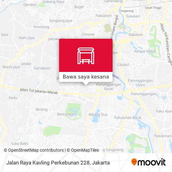 Peta Jalan Raya Kavling Perkebunan 228