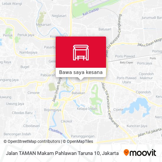 Peta Jalan TAMAN Makam Pahlawan Taruna 10