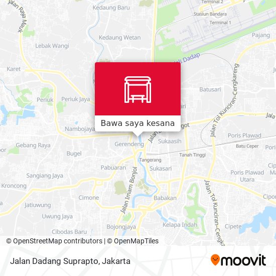 Peta Jalan Dadang Suprapto
