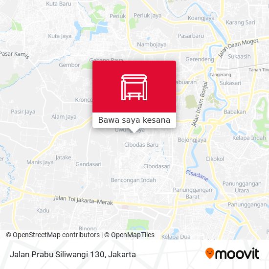 Peta Jalan Prabu Siliwangi 130