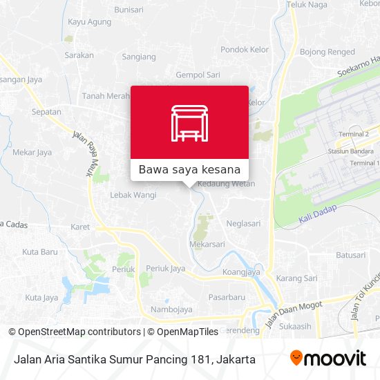 Peta Jalan Aria Santika Sumur Pancing 181