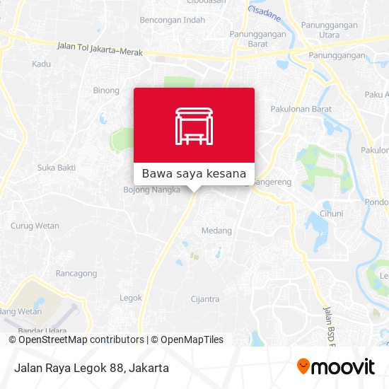 Peta Jalan Raya Legok 88