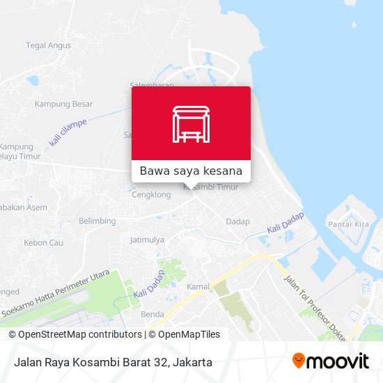 Peta Jalan Raya Kosambi Barat 32