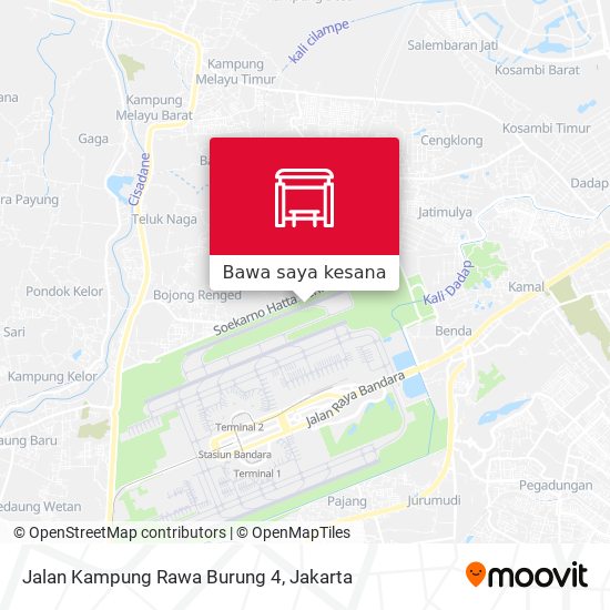Peta Jalan Kampung Rawa Burung 4