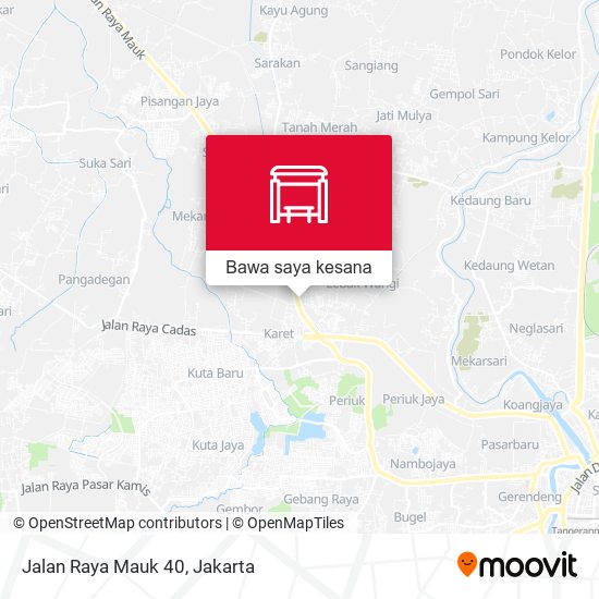 Peta Jalan Raya Mauk 40