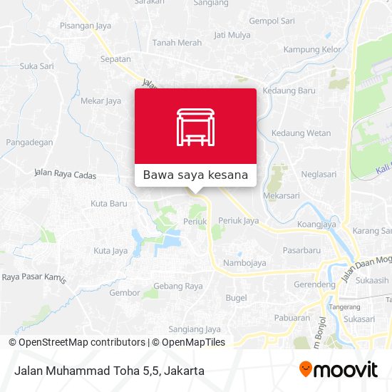 Peta Jalan Muhammad Toha 5,5