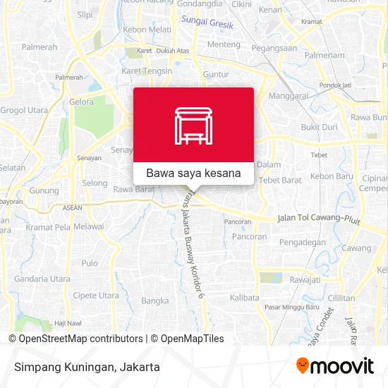 Peta Simpang Kuningan