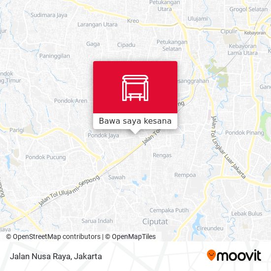 Peta Jalan Nusa Raya