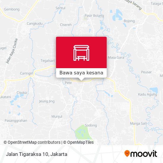 Peta Jalan Tigaraksa 10