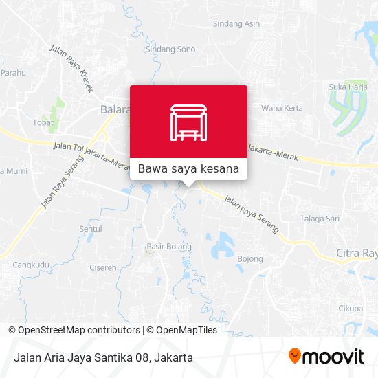 Peta Jalan Aria Jaya Santika 08